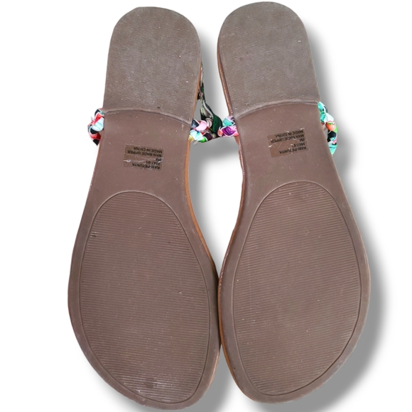 Rampage Women's Tropical Thong Sandals Size 8M - Picture 6 of 17